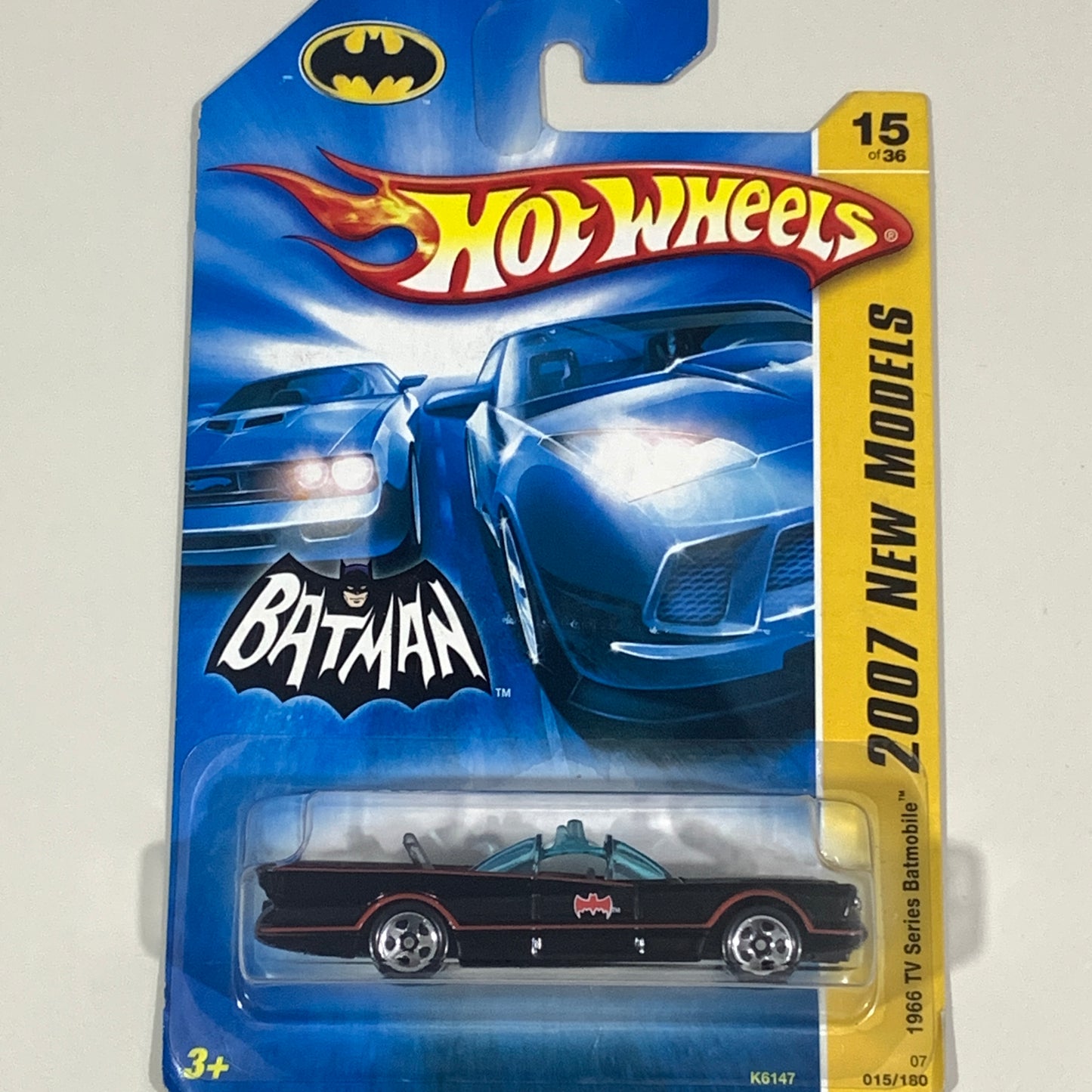 Batman Hot Wheels New Models 1966 TV Series Batmobile (Smooth Grill) (2007)