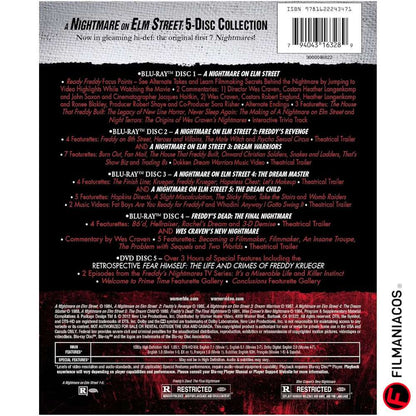 A Nightmare on Elm Street: Collection (1984-1994) (US) [Blu-ray]