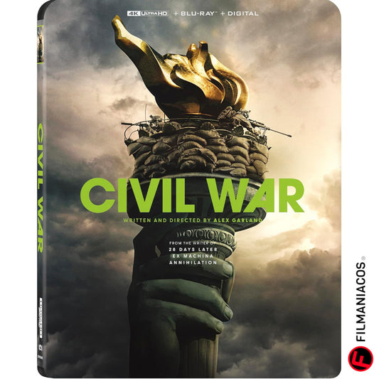 PRE-VENTA: Civil War (2024) (Slipcover exclusivo) [4K Ultra HD + Blu-ray]
