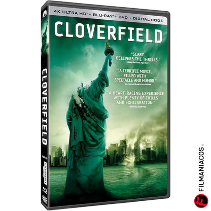 PRE-VENTA: Cloverfield (2008) (Empaque de DVD) [4K Ultra HD + Blu-ray + DVD]