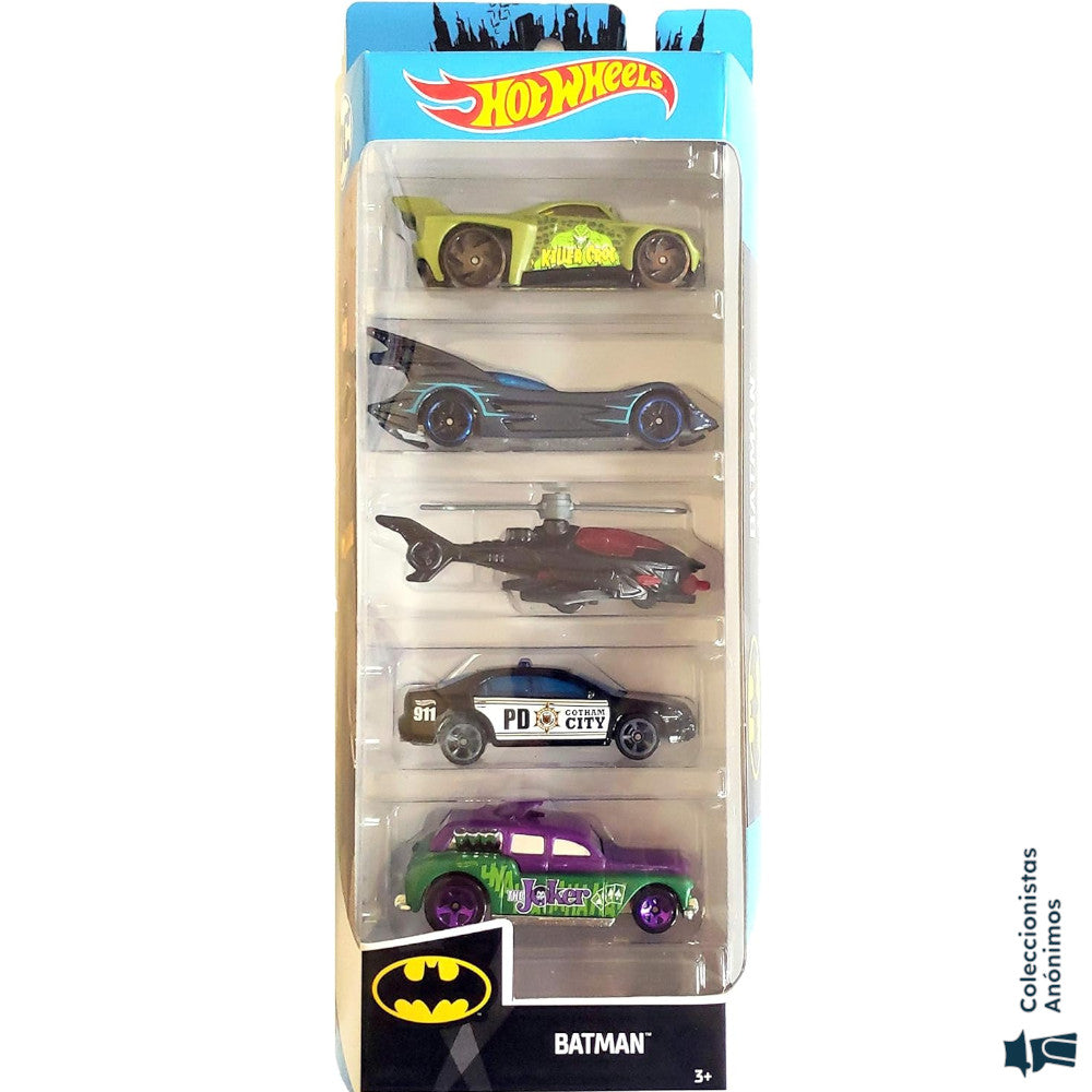 DC Batman Hot Wheels 5-Pack (2019) (Escala 1:64)