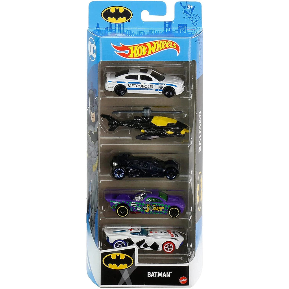 DC Batman Hot Wheels 5-Pack (2021) (Escala 1:64)