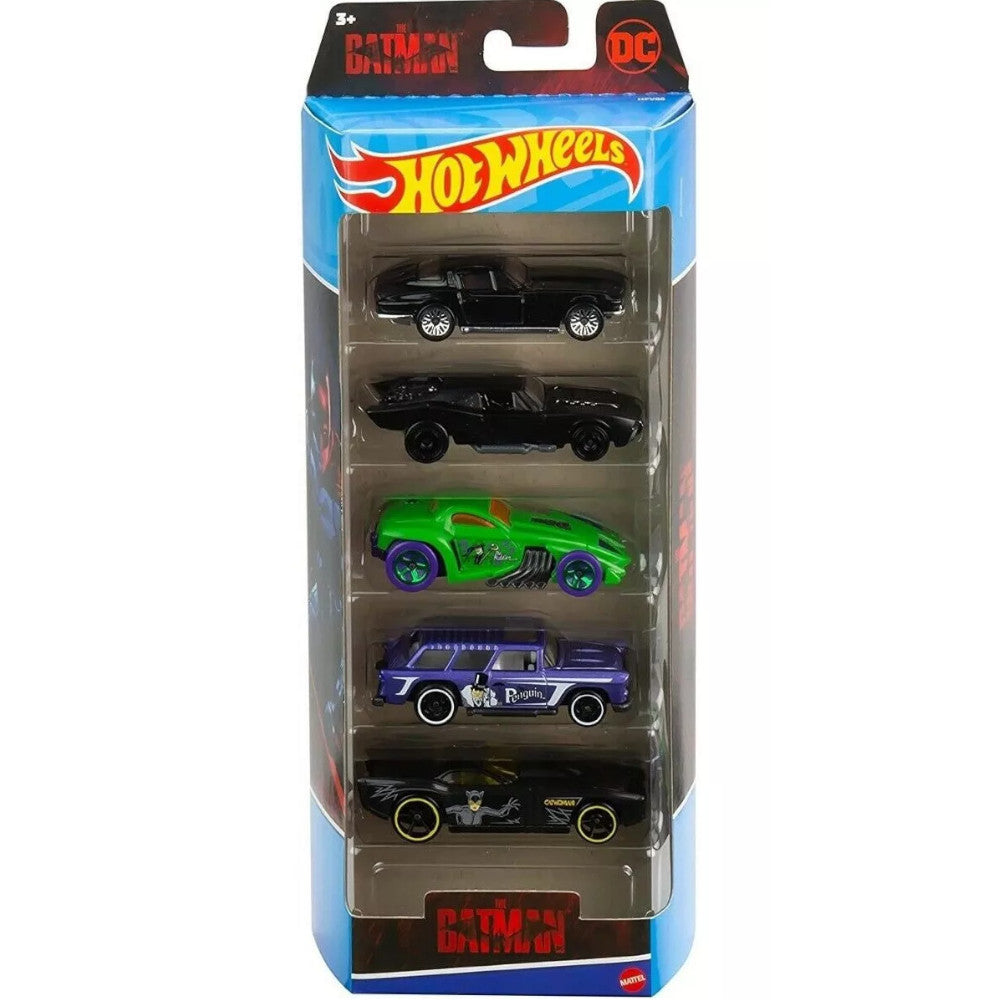 DC The Batman Hot Wheels 5-Pack (2022) (Escala 1:64)