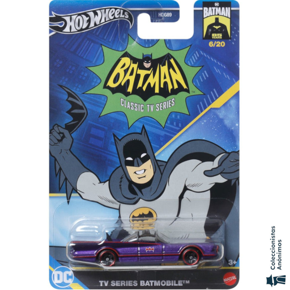 DC Batman Hot Wheels Batmobile (TV Series) 6/20 (Escala 1:64) (2024)