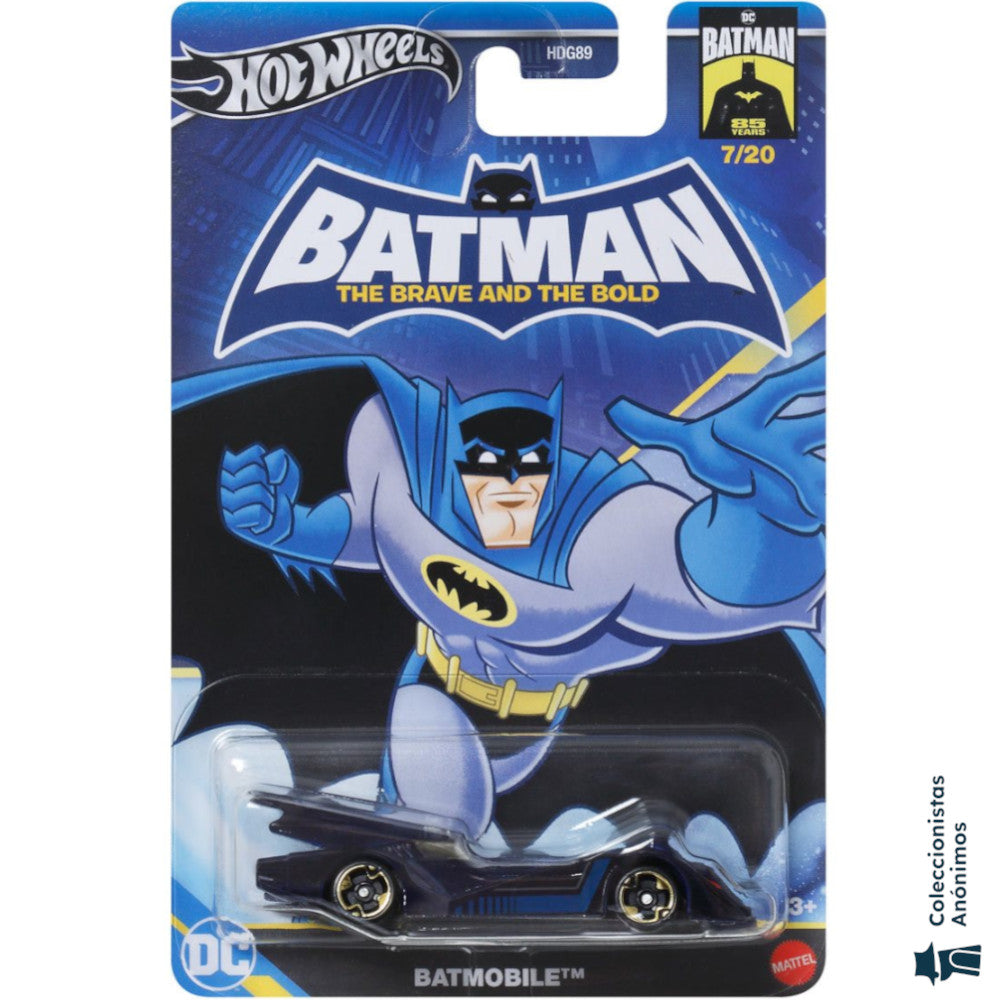 DC Batman Hot Wheels The Brave and the Bold Batmobile 7/20 (Escala 1:64) (2024)