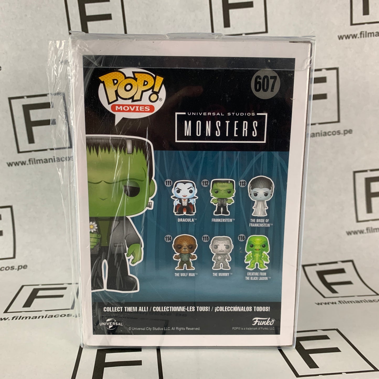Universal Monsters Funko Pop Movies Frankenstein Monster (Walgreens Exclusive Glow-In-The-Dark) (607) + Protector