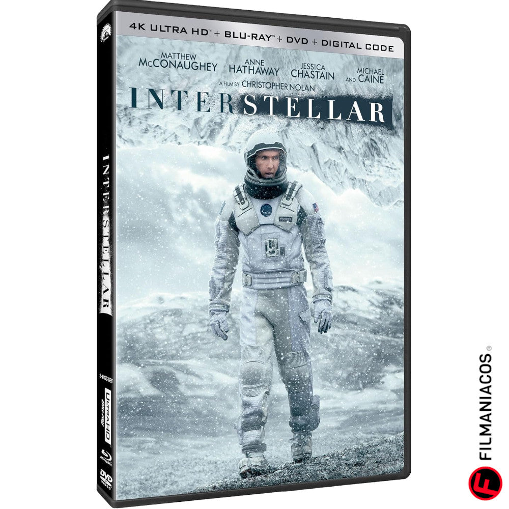 PRE-VENTA: Interstellar (2014) (Empaque de DVD) [4K Ultra HD + Blu-ray + DVD]