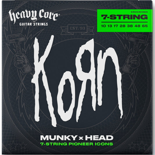 Jim Dunlop Heavy Core Guitar Strings KoRn (7-Strings 10/65)