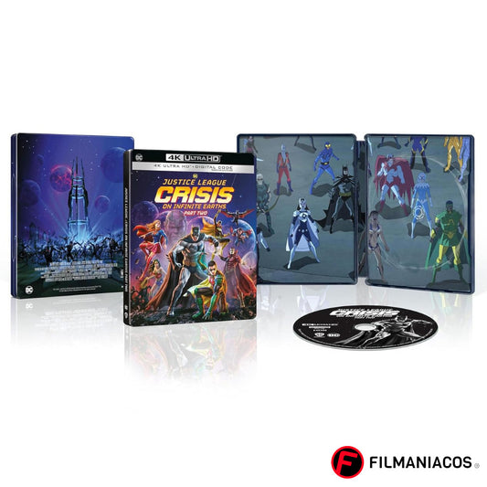 PRE-VENTA: Justice League: Crisis on Infinite Earths, Part Two (2024) (Steelbook) [4K Ultra HD]