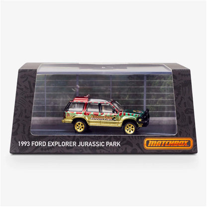 Jurassic Park 1993 Ford Explorer (Exclusivo Mattel Creations) (Escala: 1:64) [ABIERTO]