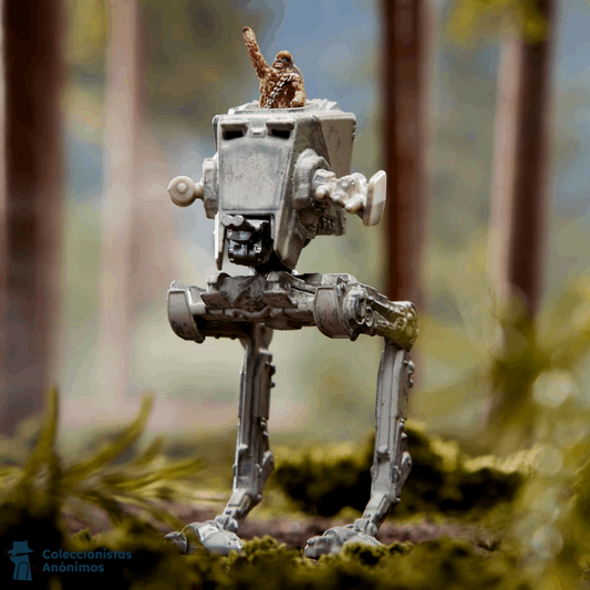 Star Wars AT-ST With Chewbacca HW Starships Select (Exclusivo Mattel Creations SDCC 2023)
