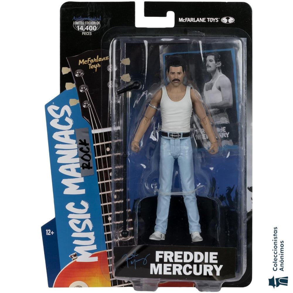 Freddy Mercury (Queen) McFarlane Toys Music Maniacs Rock (Figura de 6")