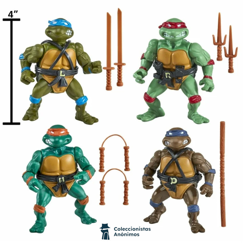 Teenage Mutant Ninja Turtles: 1987 Original Series Figure (4-Pack)