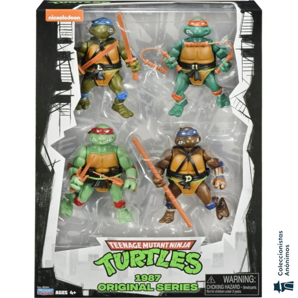 Teenage Mutant Ninja Turtles: 1987 Original Series Figure (4-Pack)