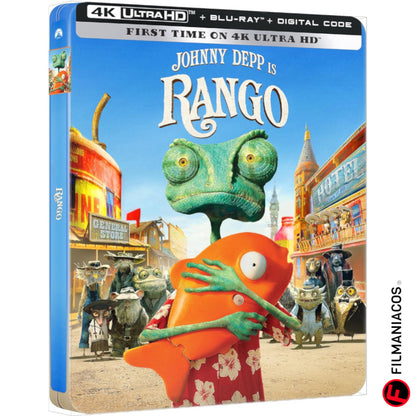 PRE-VENTA: Rango (2011) (Steelbook) [4K Ultra HD + Blu-ray]