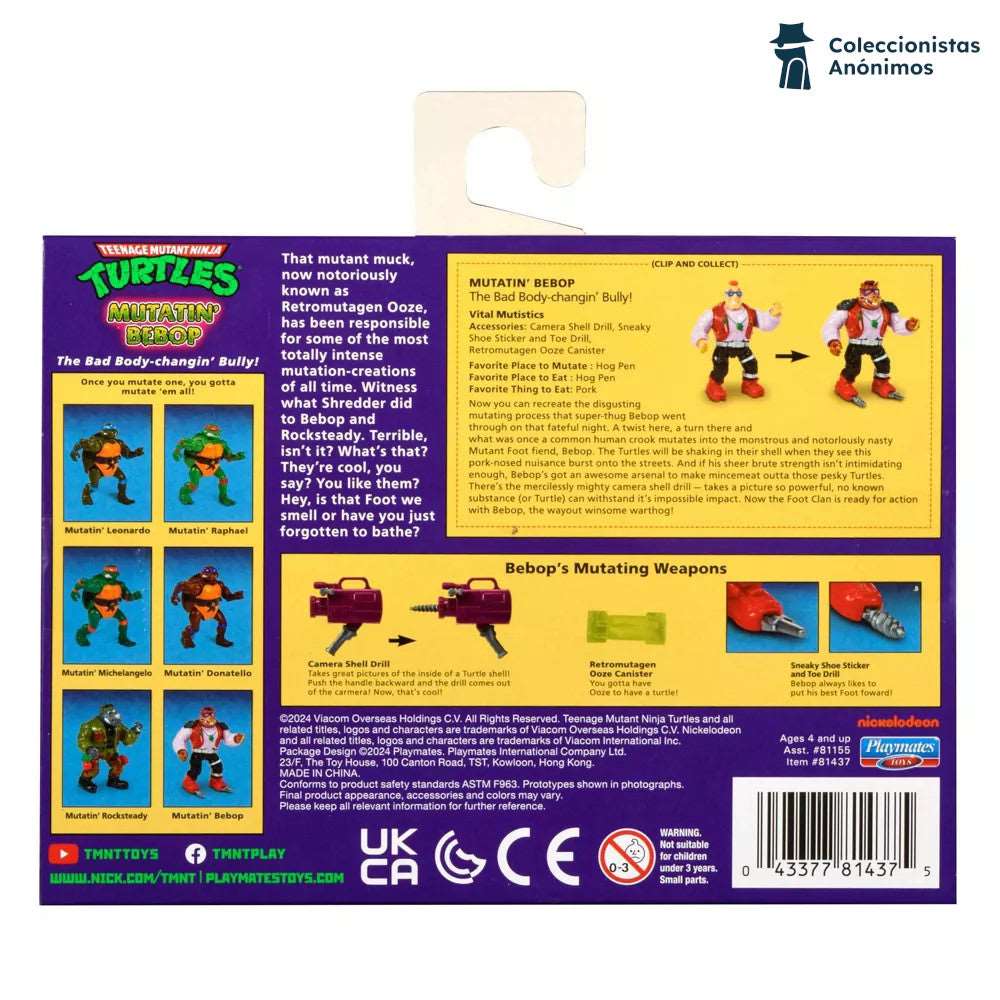 Teenage Mutant Ninja Turtles: Mutatin' Bebop (Reedición)