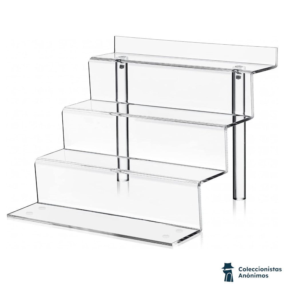 Estante acrílico organizador de figuras (23x18 cms.)
