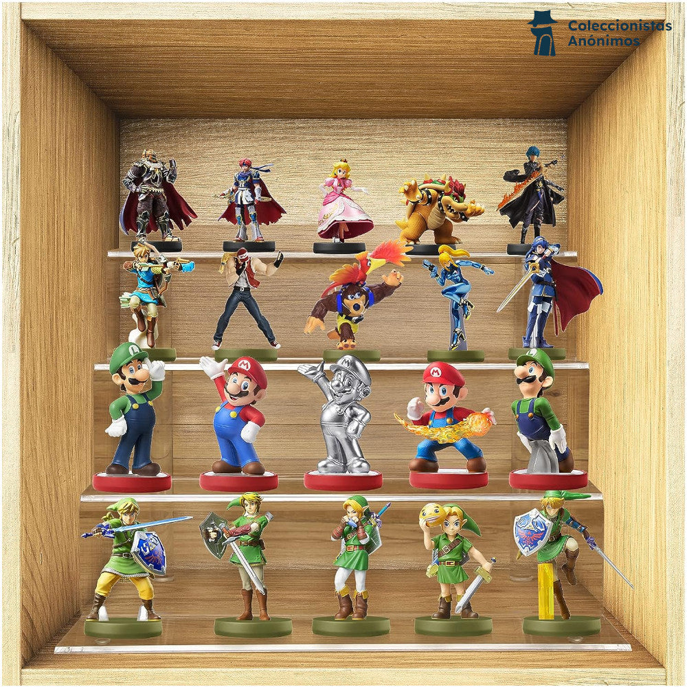 Estante acrílico organizador de figuras (23x18 cms.)