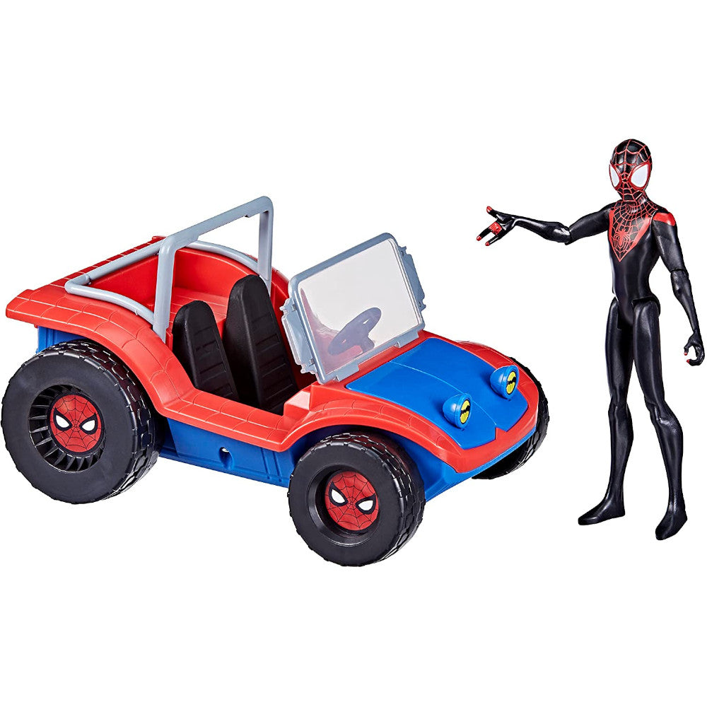 Marvel Spider-Man Spider Mobile + Figura Spider-Man Miles Morales