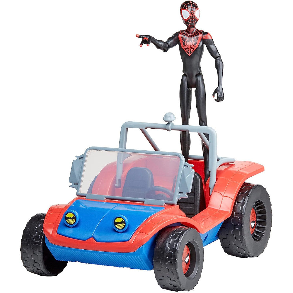 Marvel Spider-Man Spider Mobile + Figura Spider-Man Miles Morales