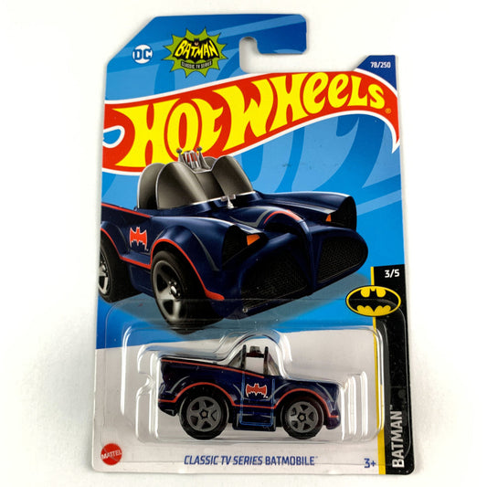 DC Batman Classic TV Series Batmobile Tooned (Navy Blue)