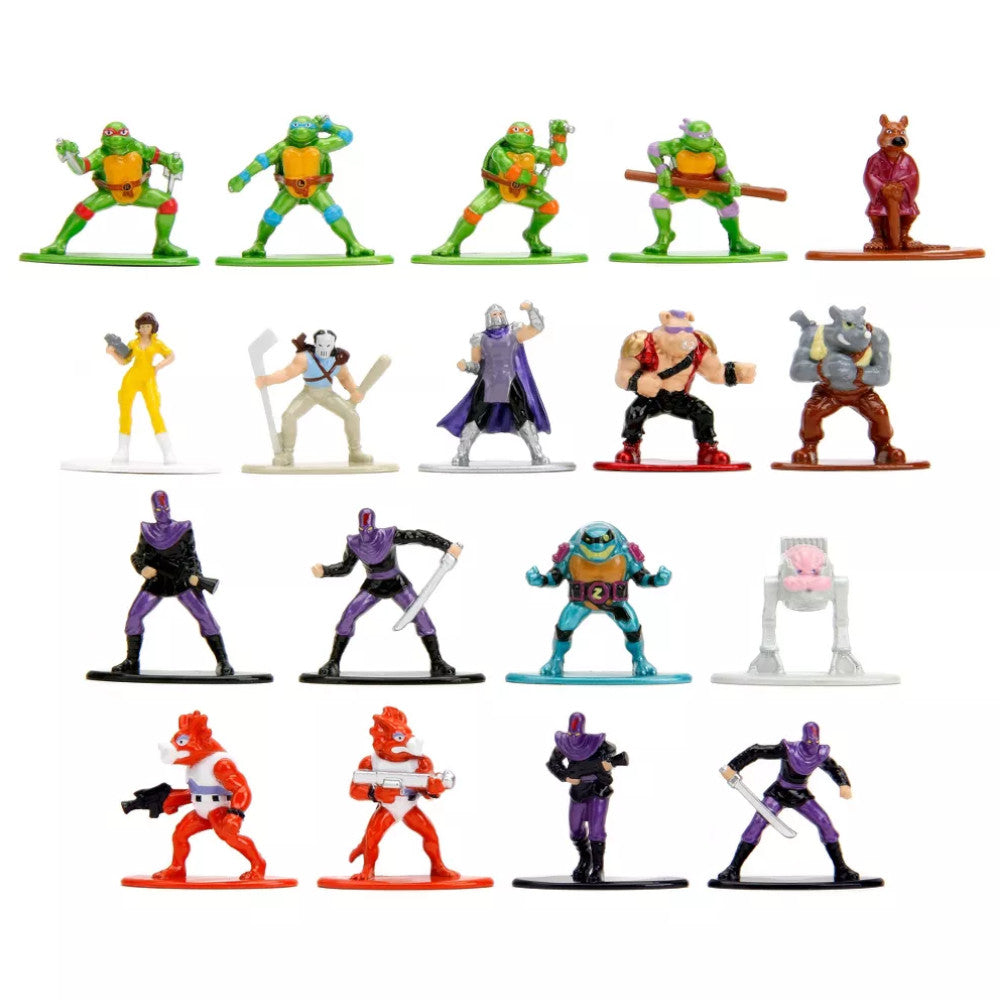 Teenage Mutant Ninja Turtles: Nano Metalfigs Die-Cast (set de 18 figuras)