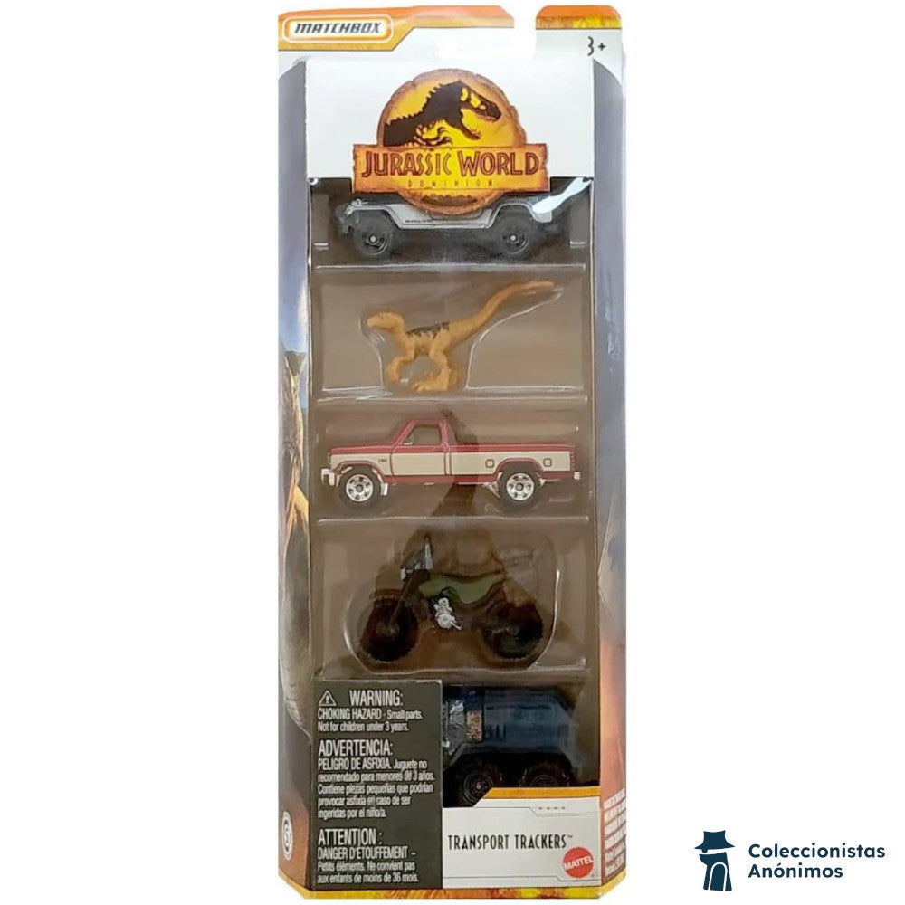 Jurassic World Dominion - Transport Trackers (5-Pack) (2023)