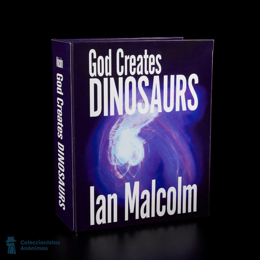 Jurassic Park Chaos Theory Dr. Ian Malcolm (diorama con sonido y luces) (Exclusivo Mattel Creations)