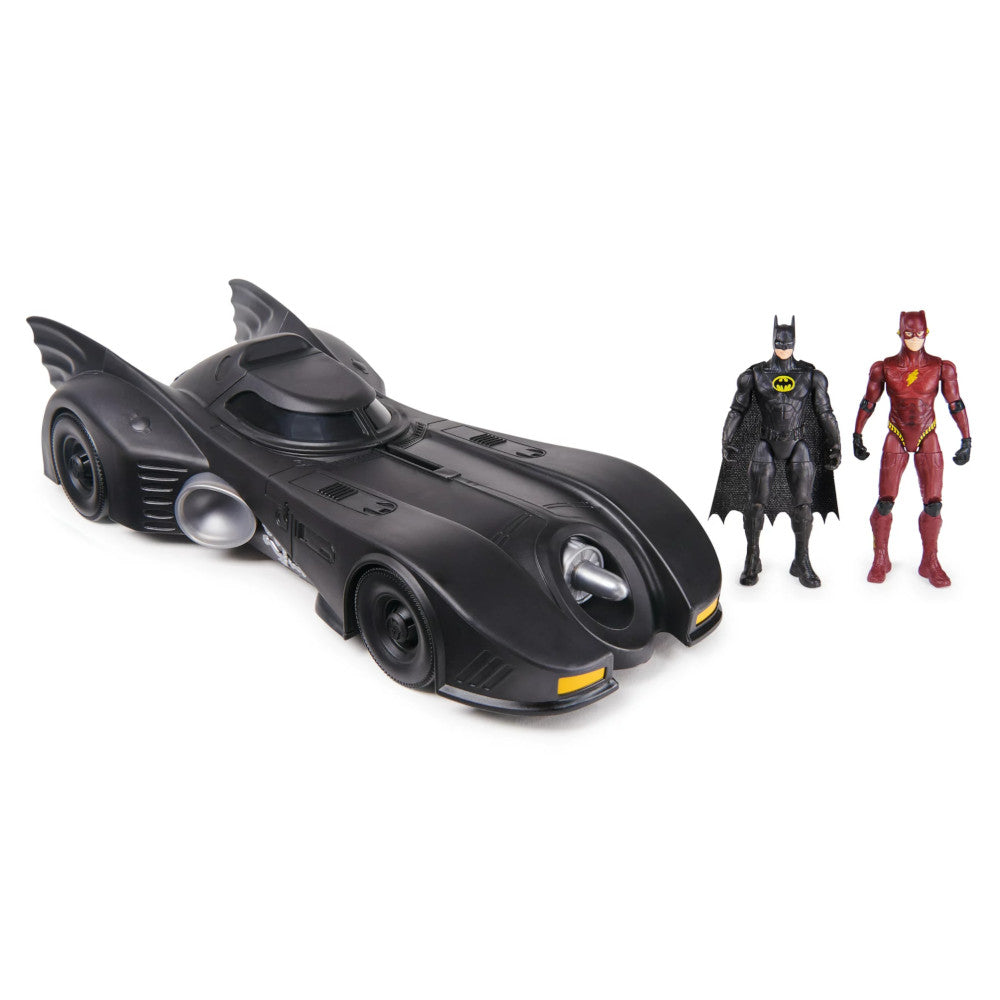 DC The Flash Movie: Batmobile + The Flash (Young Barry) + Batman