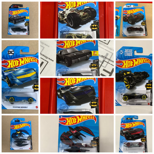Batman Hot Wheels Batman Series Set Completo de 10 (2021) TH