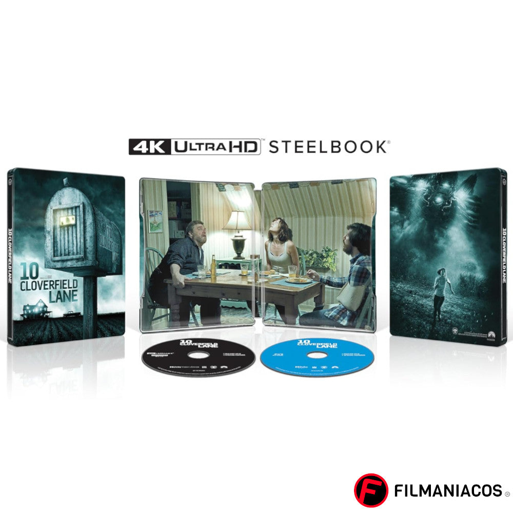 PRE-VENTA: 10 Cloverfield Lane (2016) (10th Anniversary Steelbook) [4K Ultra HD + Blu-ray]