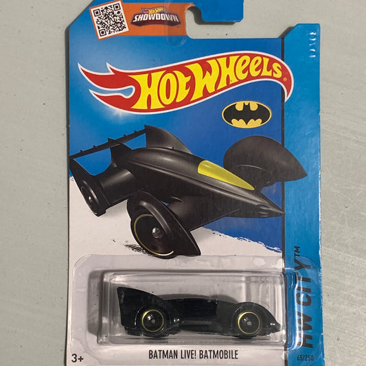 Batman Hot Wheels HW City Live Batmobile (Black) (2015)