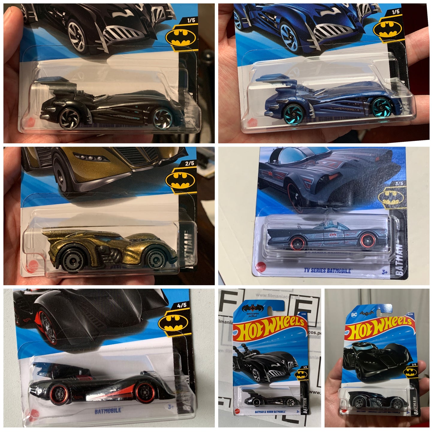 Batman Hot Wheels Batman Series Set de 7 (2025)