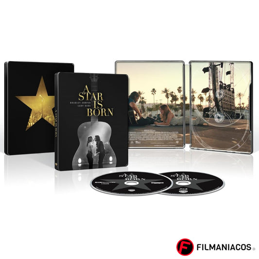 PRE-VENTA: A Star is Born (2018) (Steelbook) [4K Ultra HD + Blu-ray]