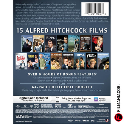 PRE-VENTA: Alfred Hitchcock: The Ultimate Collection (1942-1976) [Blu-ray]