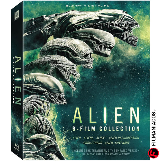 Alien: 6-Film Collection (1979-2017) [Blu-ray] >>CAJA DAÑADA<<