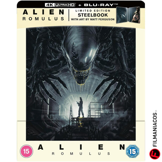PRE-VENTA: Alien: Romulus (2024) (Steelbook Art by Matt Ferguson) [4K Ultra HD + Blu-ray]