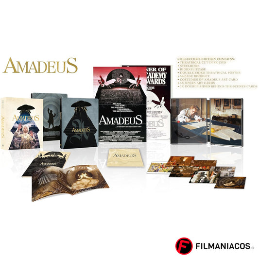 PRE-VENTA: Amadeus (1984) (Collector's Edition + Steelbook) [4K Ultra HD]