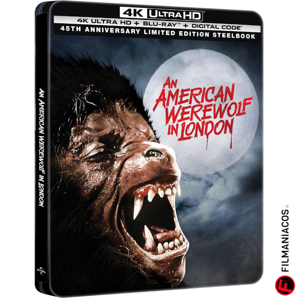 PRE-VENTA: An American Werewolf in London (1981) (Steelbook) [4K Ultra HD + Blu-ray]
