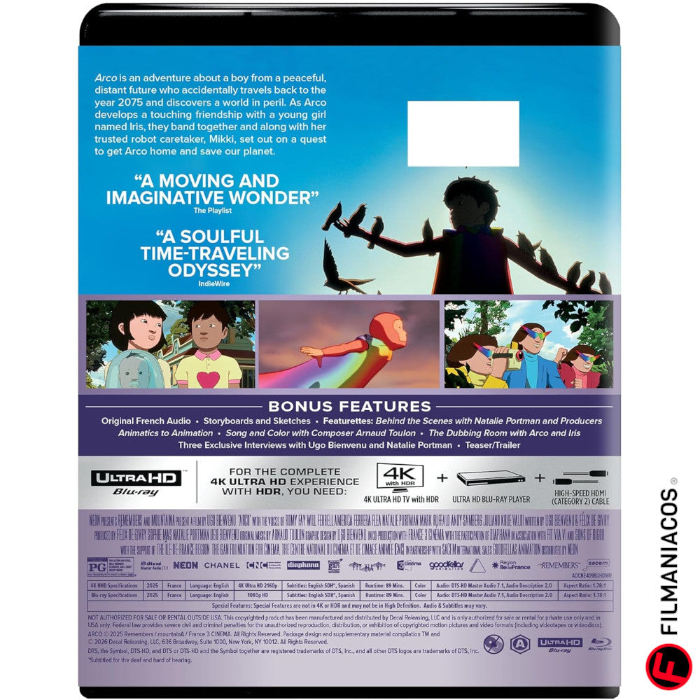PRE-VENTA: Arco (2025) [4K Ultra HD + Blu-ray]
