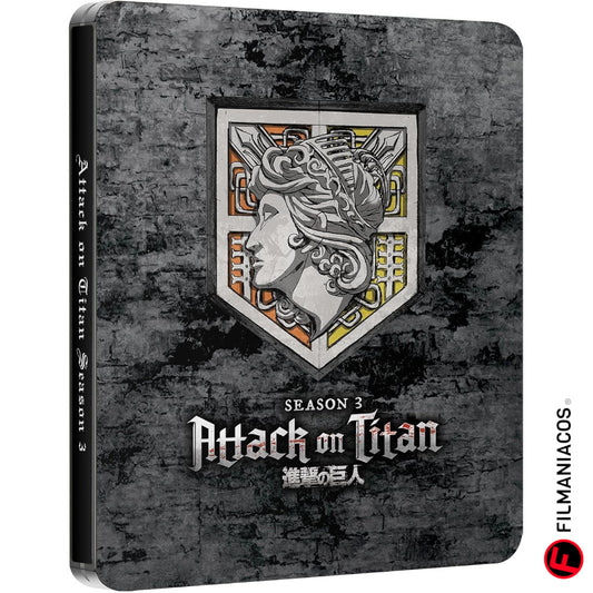 PRE-VENTA: Attack on Titan: Season 3 (2018-2019) (Steelbook) [Blu-ray]