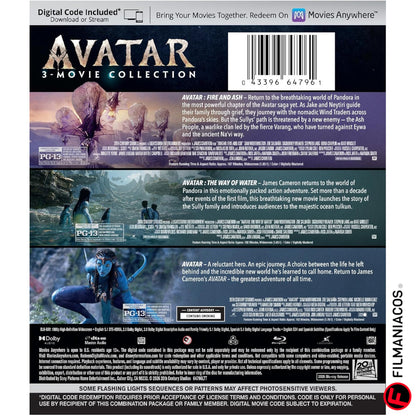 PRE-VENTA: Avatar: 3-Movie Collection (2009-2025) [Blu-ray]