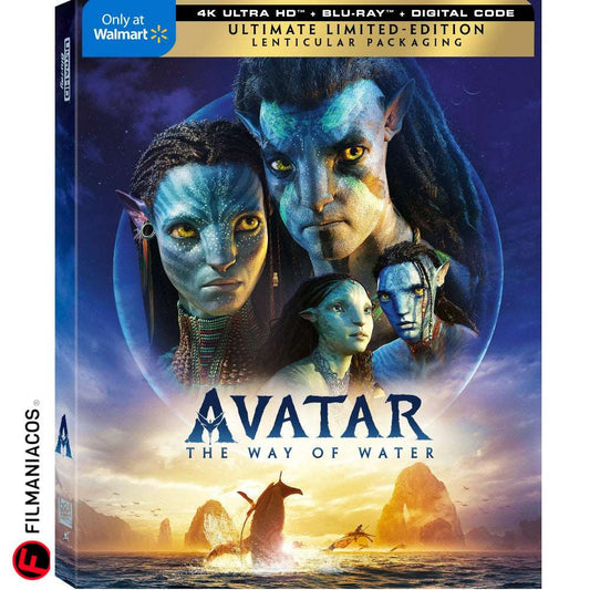 Avatar: The Way Of Water (2022) (Slipcover lenticular) [4K Ultra HD + Blu-ray]
