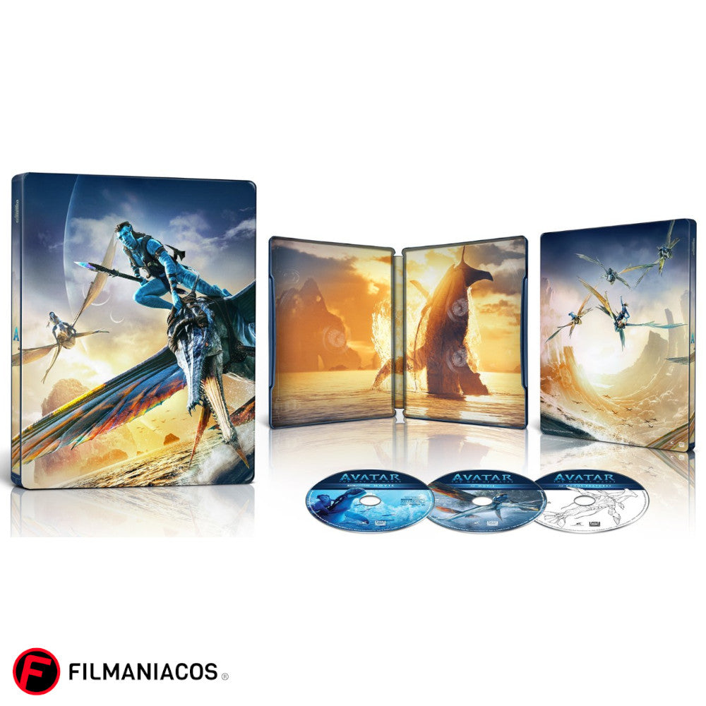 Avatar: The Way Of Water (2022) (Steelbook) [4K Ultra HD + Blu-ray]