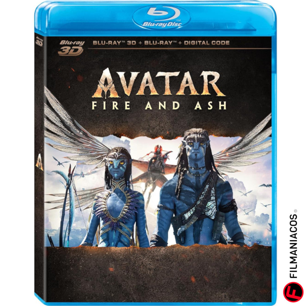 PRE-VENTA: Avatar: Fire and Ash (2025) [3D + Blu-ray]