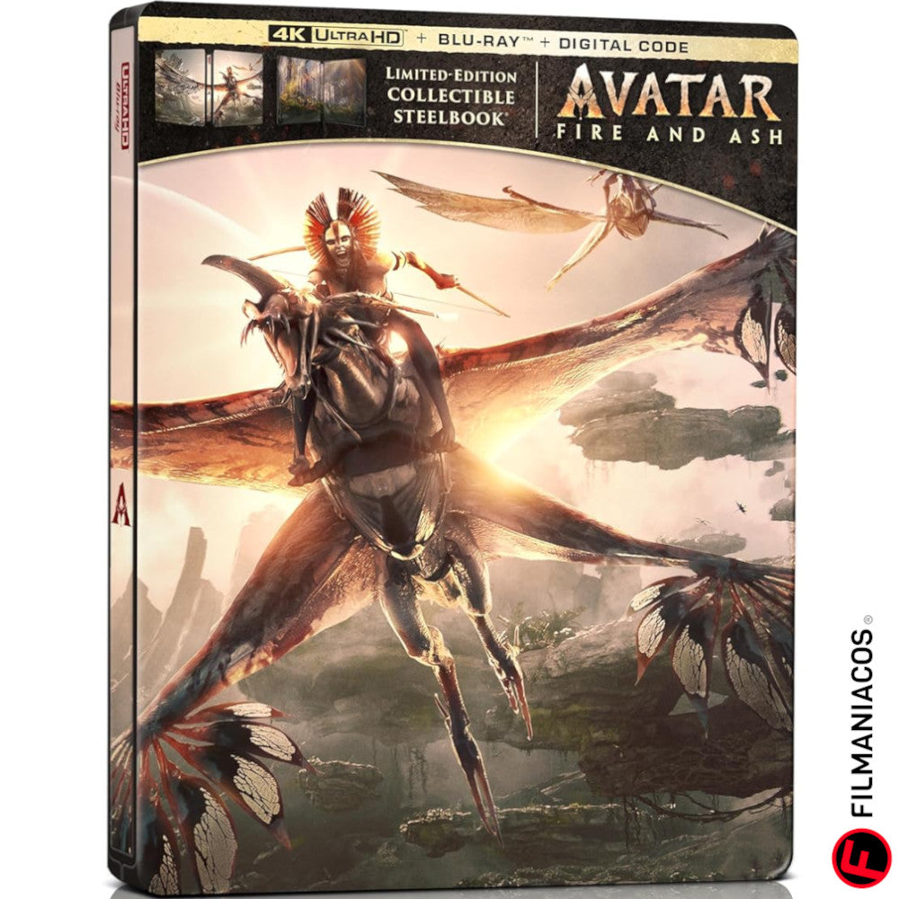 PRE-VENTA: Avatar: Fire and Ash (2025) (Steelbook) [4K Ultra HD + Blu-ray]