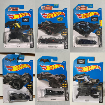 Batman Hot Wheels Mini Collection Set Completo de 6 (2016)