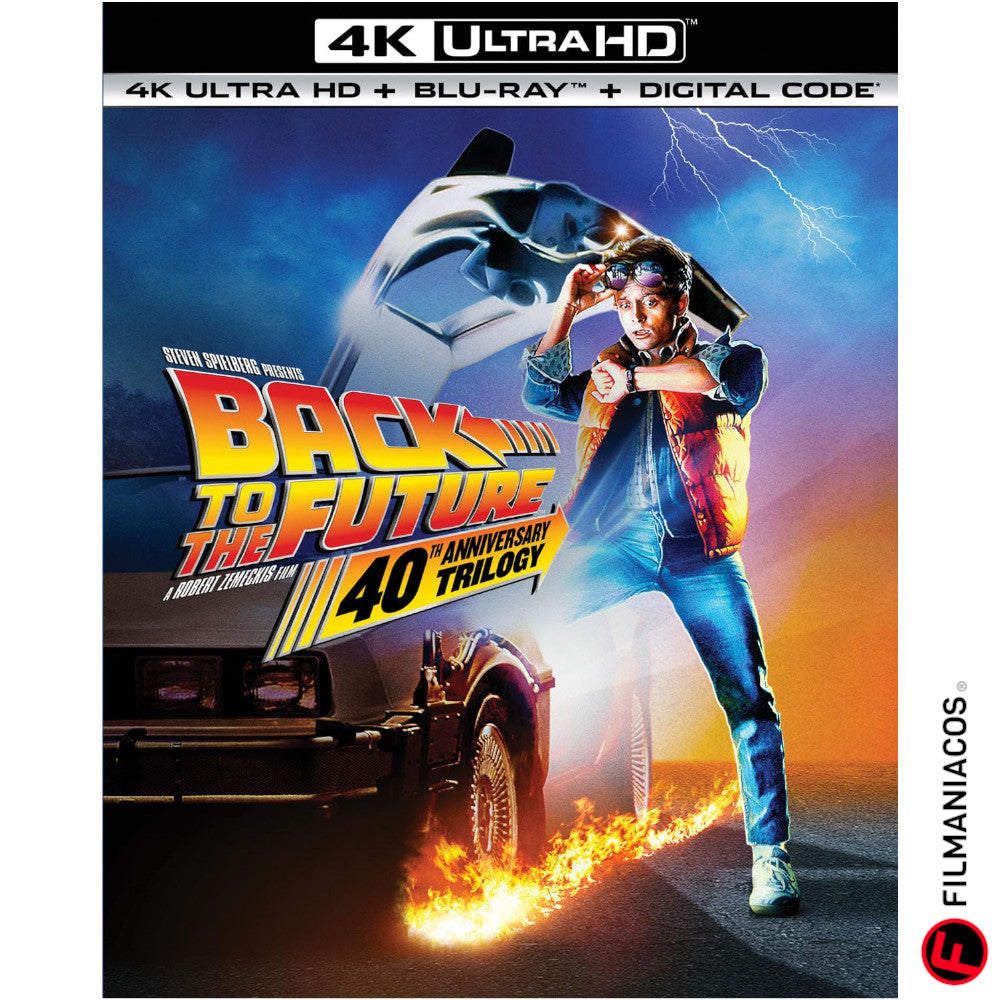 PRE-VENTA: Back to the Future: Trilogy (1985-1990) (40th Anniversary) [4K Ultra HD + Blu-ray]