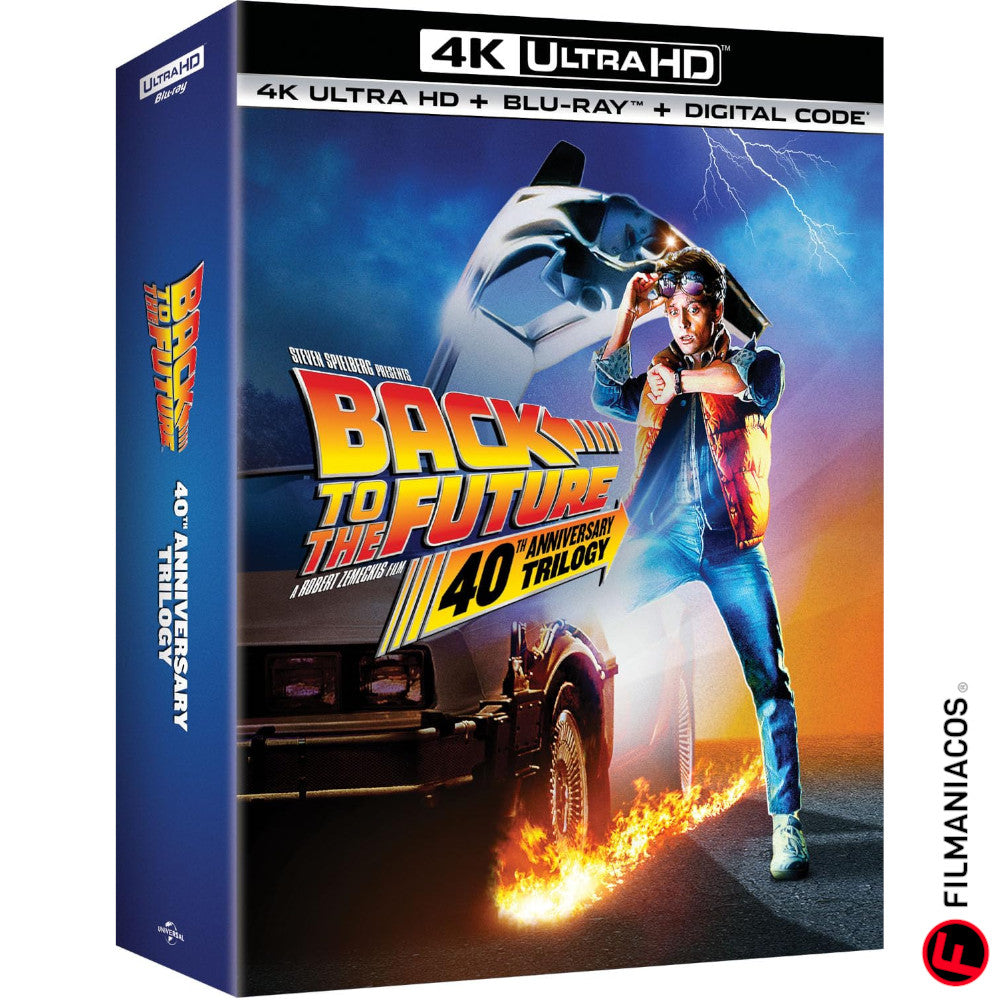 PRE-VENTA: Back to the Future: Trilogy (1985-1990) (40th Anniversary) [4K Ultra HD + Blu-ray]
