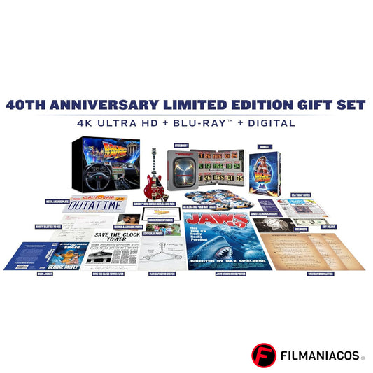 PRE-VENTA: Back to the Future: Trilogy (1985-1990) (40th Anniversary Steelbook Gift-Set) [4K Ultra HD + Blu-ray]